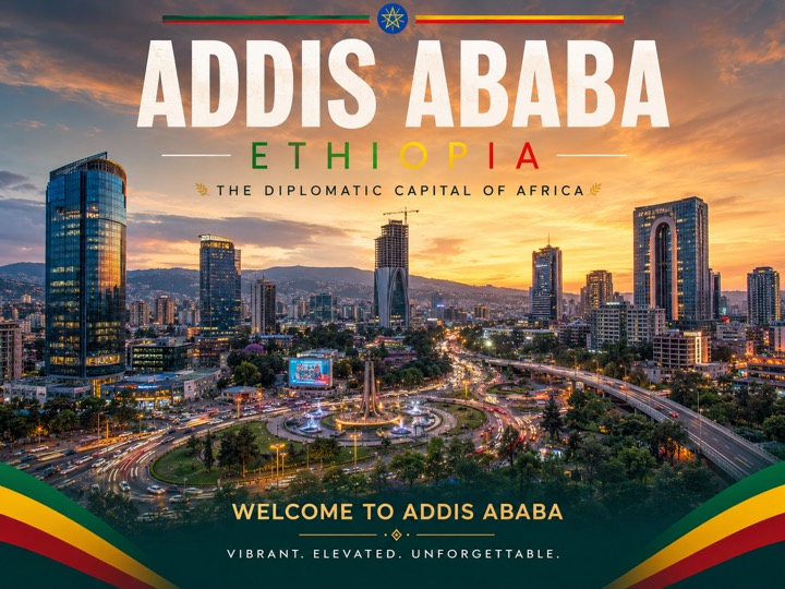 Addis Ababa cityscape, Ethiopia