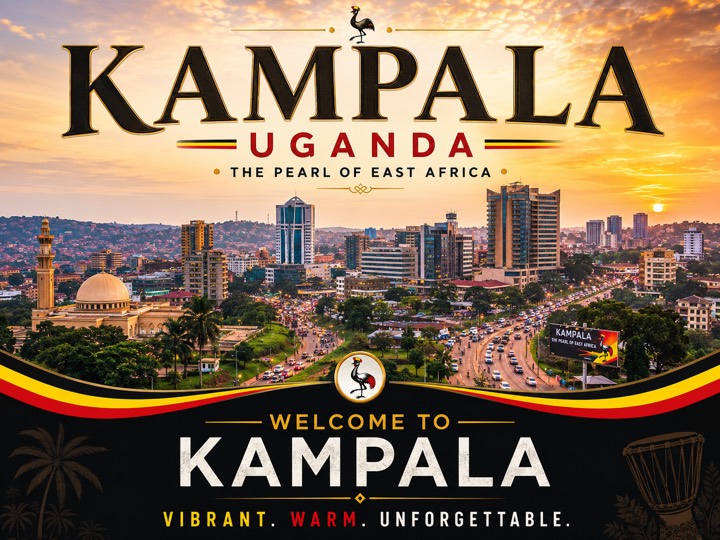 Kampala city view, Uganda